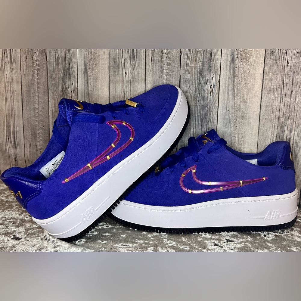 Nike Air Force 1 Sage Low LX 'Deep Royal Blue' Women Size 9.5